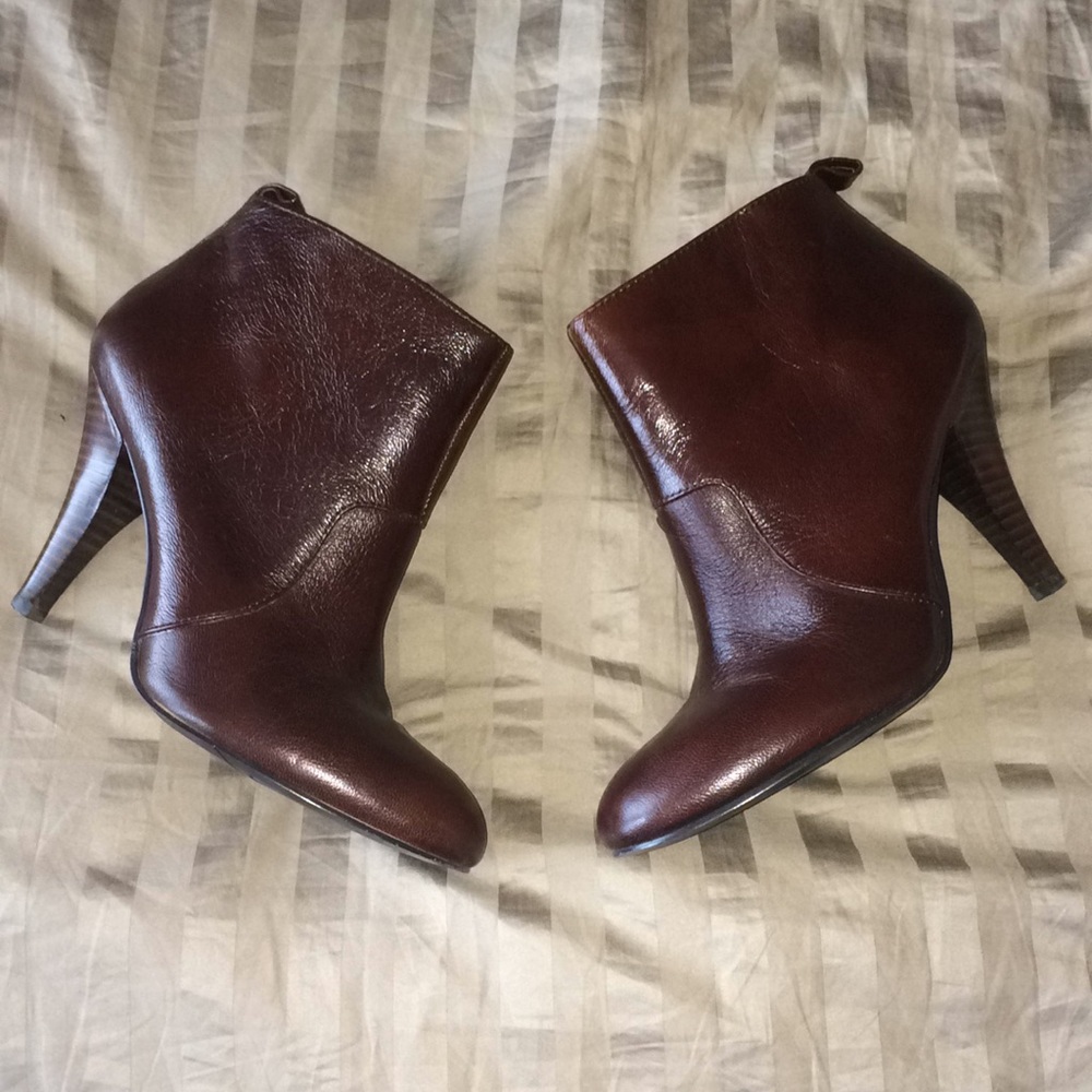 Brown booties